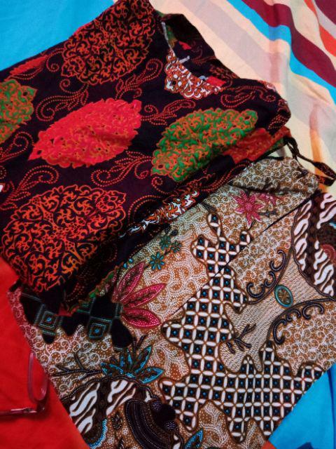 Atasan Batik Dolby Dolbi Dobby Doby Tenun Sutra Tulis Halus Katun Atbm Baron ,sarombit Atasan