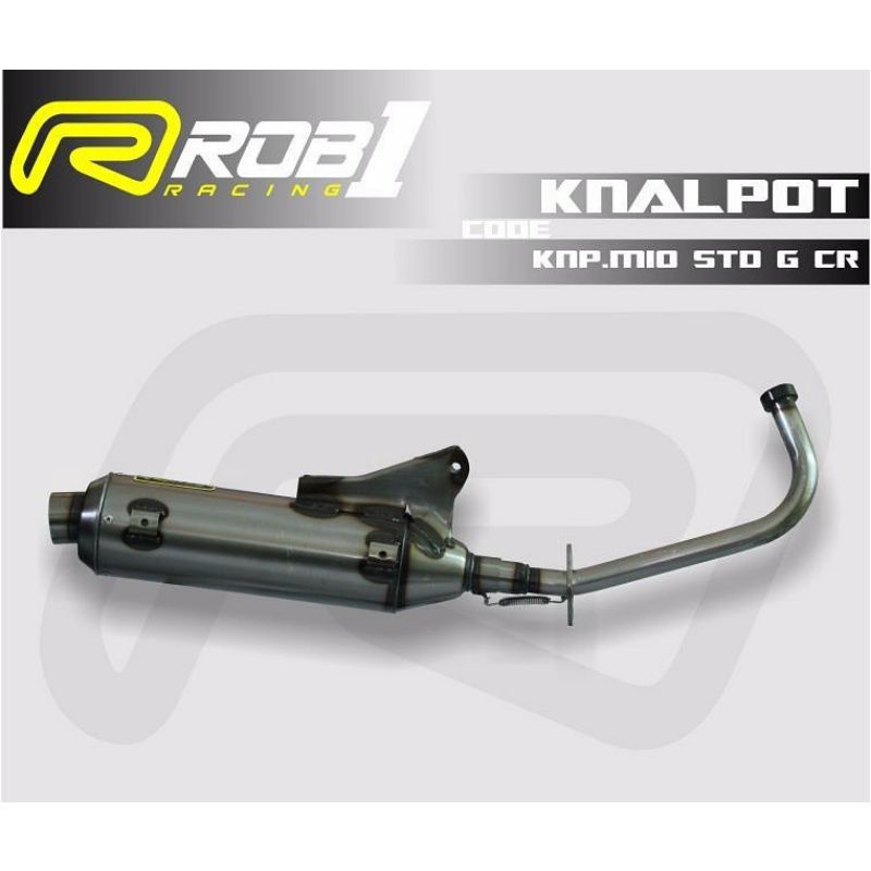 Knalpot Racing Mio Karbu ROB1 Standar Racing Galvanis Original RCB1 asli Tsugigi