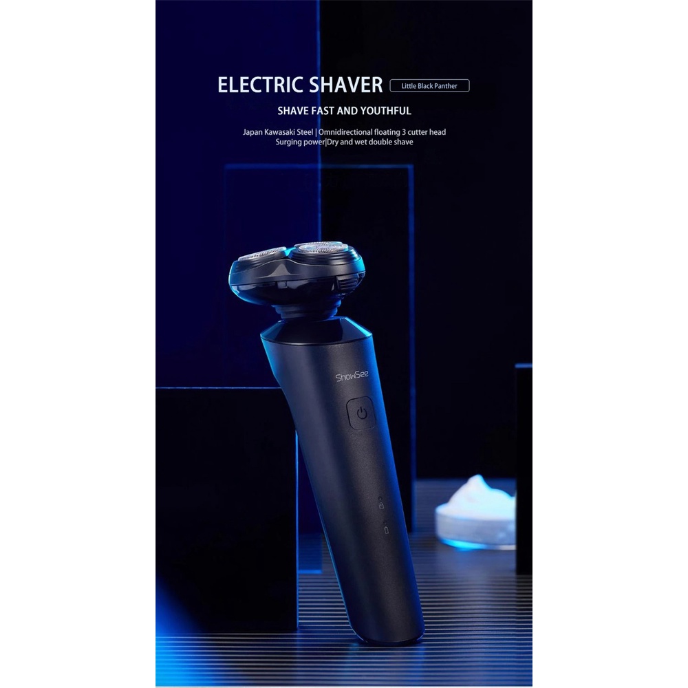 GIJ - ShowSee Alat Cukur Elektrik Electric Shaver 3 Head Rechargeable