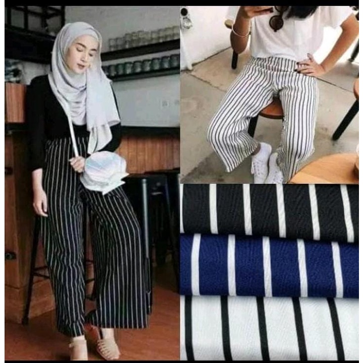Rumahchinos12 CELANA KULOT YOMI CELANA CELANA KULOT HAWAI KULOT GARIS GARIS KULOT PLISKET KULOT PLIS