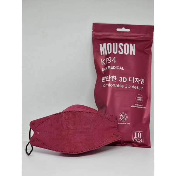 Masker KN 95 Mouson QueenMask 5 Ply Medis Isi 10/ Pack