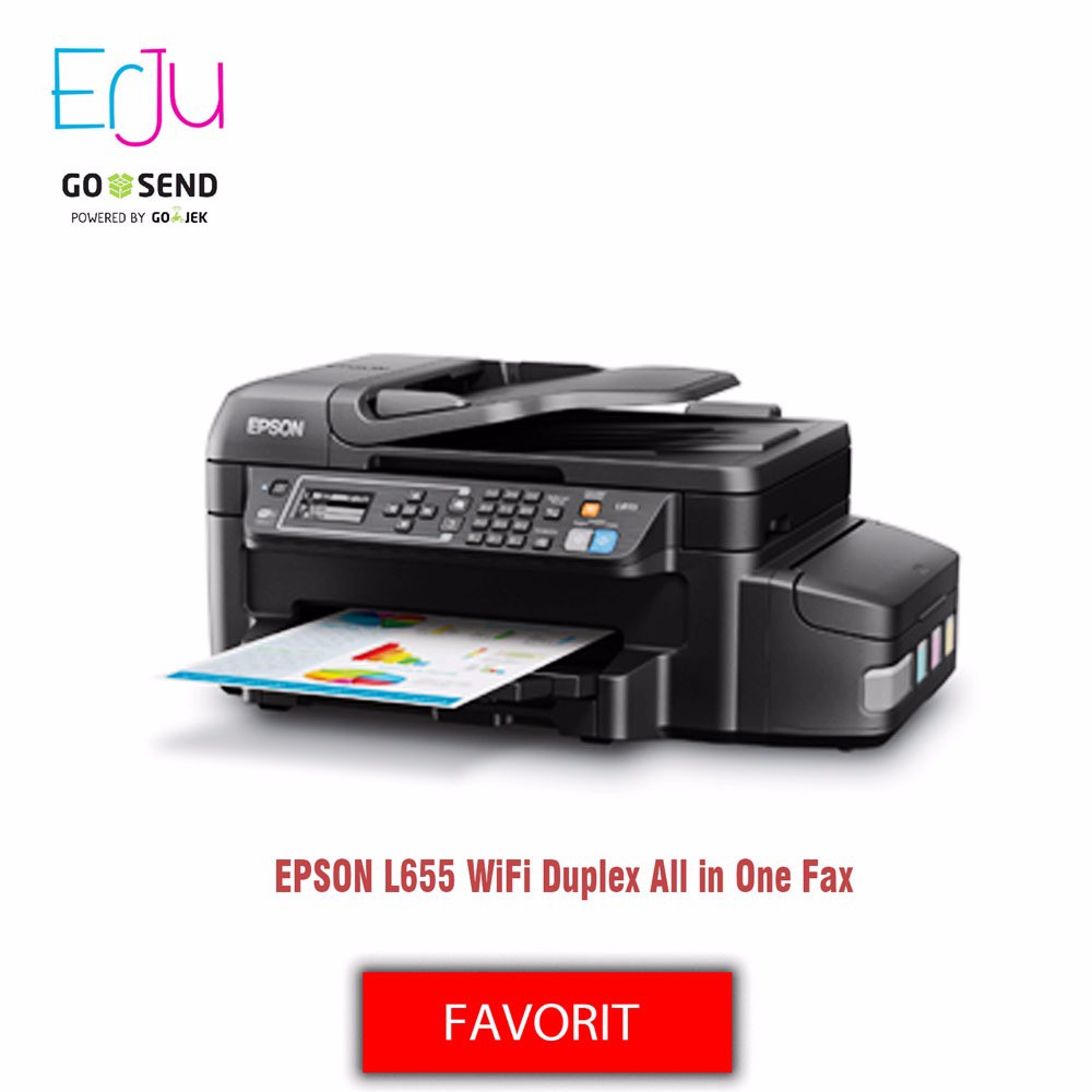 EPSON L655 Printer All in One Fax Wifi Duplex All in One