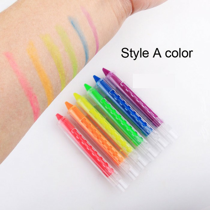 Face painting anak make up kit crayon kid kids stick set wajah body paint halloween krayon non toxic