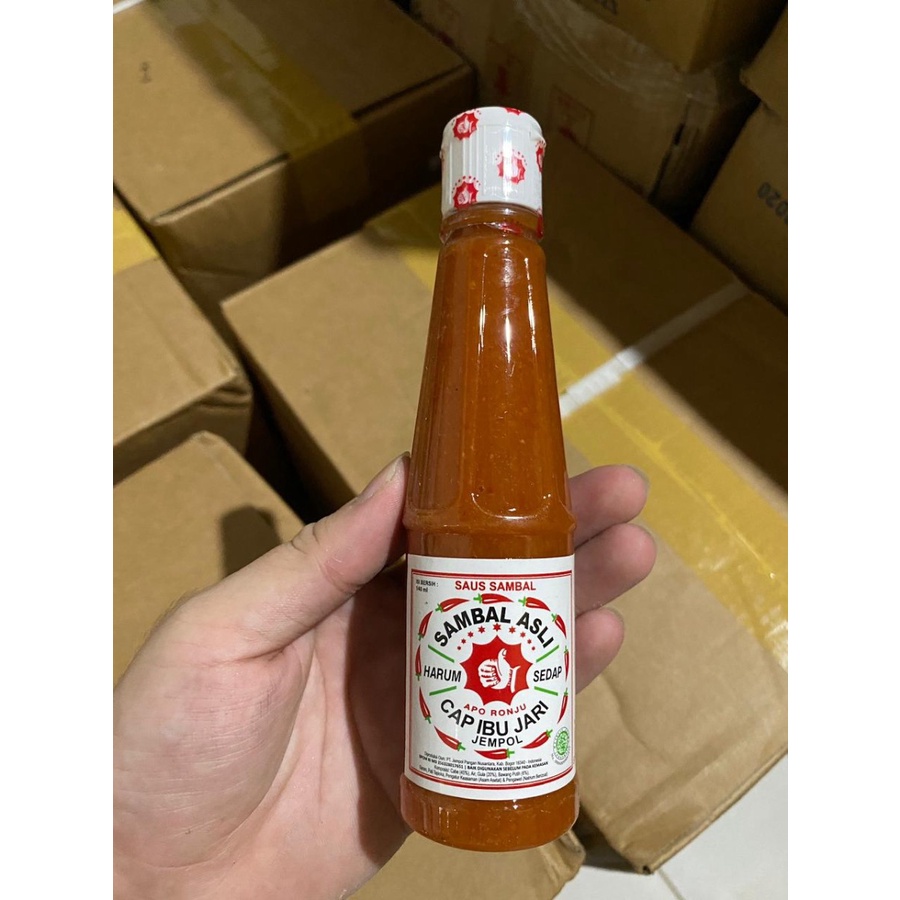 Saus Sambal Asli Cap Ibu Jari Jempol 140ml Kecil