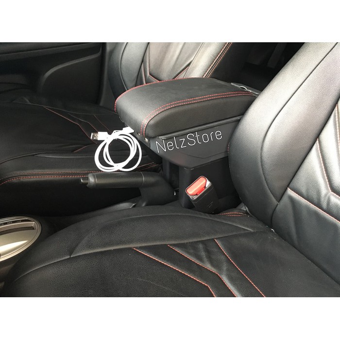 Jual Console Box Honda Brio Brv Mobilio Armrest With USB Splitter Hub