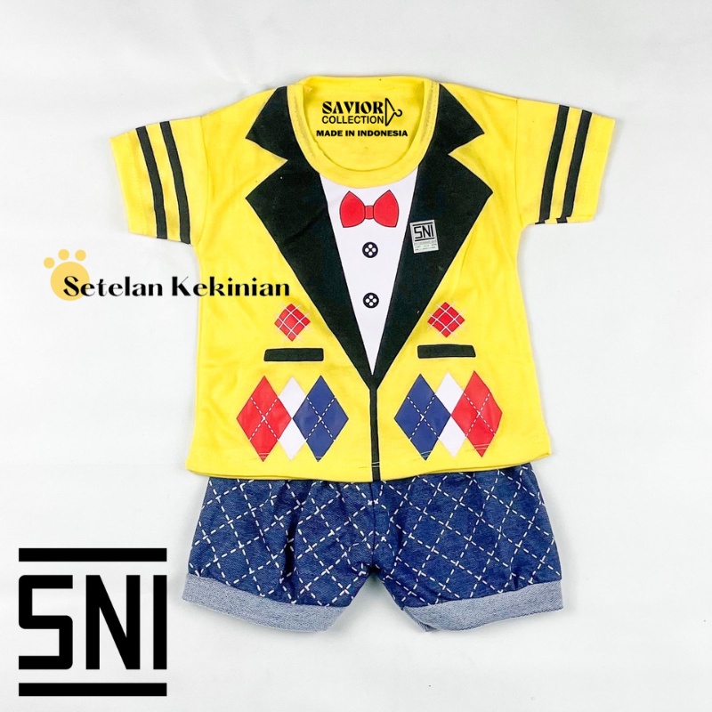 Set Baby Boy 0-12bln Tuxedo Jas Anak Keren Pesta Setelan Anak Laki Laki Cowok Keren Murah Lucu