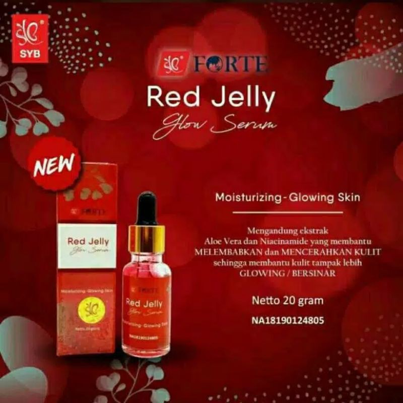 SERUM SYB RED JELLY GLOW/SERUM WAJAH RED JELLY