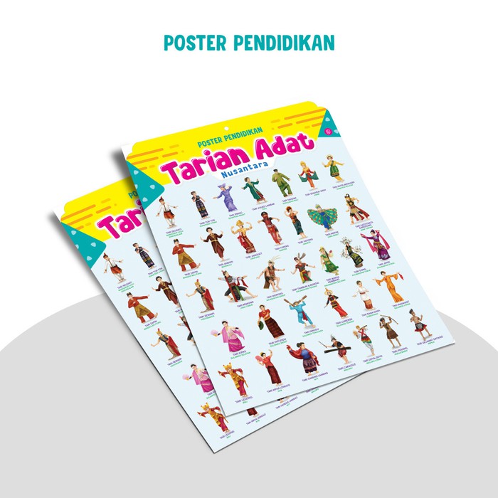 Poster Pendidikan Tarian Adat Nusantara