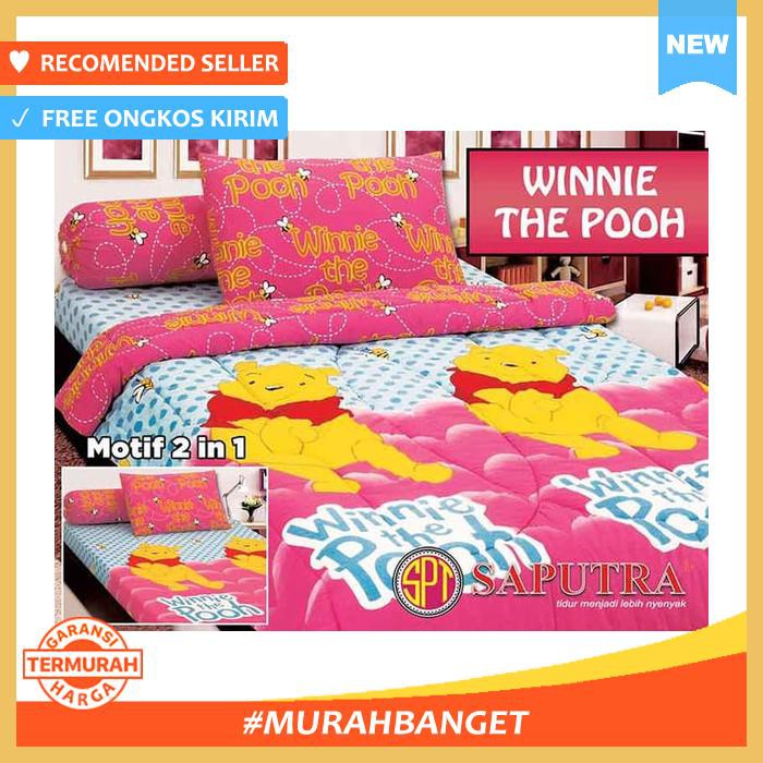 SPREI SAPUTRA SINGLE 120 X 200 ANIME EDITION WINNIE THE POOH
