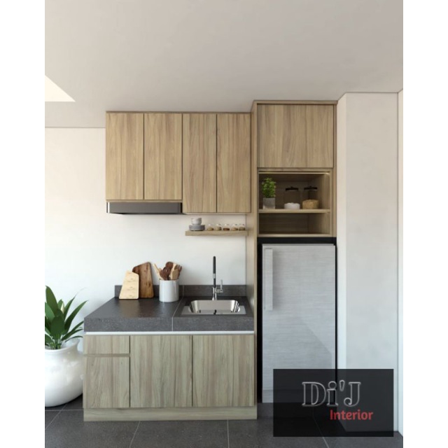 lemari dapur hpl custom * kitchen set minimalis * interior hpl custom * kabinet dapur hpl
