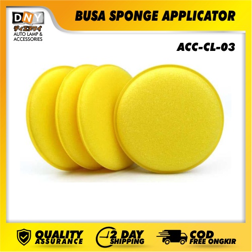 SPONGE APPLICATOR WAX BUSA SPONGE WAX APPLICATOR PAD BUSA POLES MOBIL WAX BUSA SPONGE APPLICATOR APLIKATOR PAD WAX BODY MOBIL 10 CM