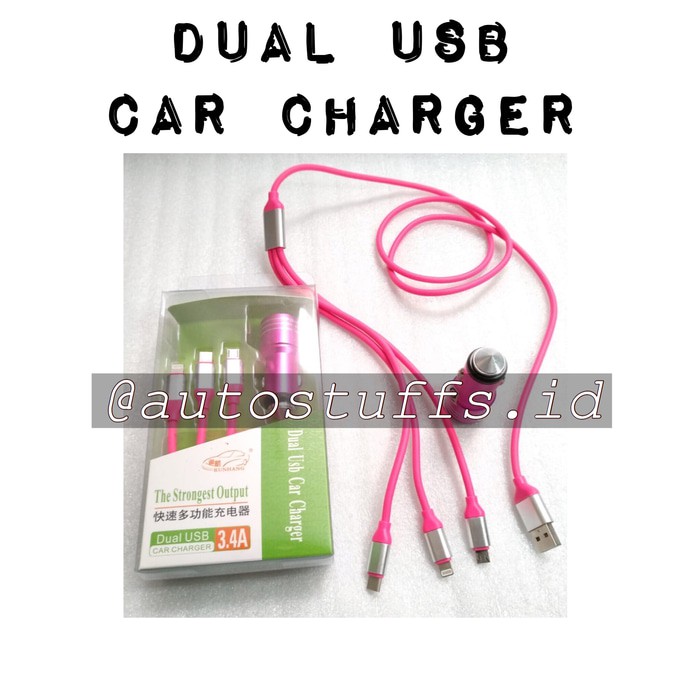 Charger Hp Dimobil/Charger Hp/Charger USB/Dual USB Car Charger++++....