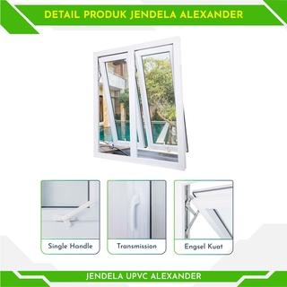 Jual Jendela Upvc Double Awning Jendela Rumah Kamar X Cm Jendela