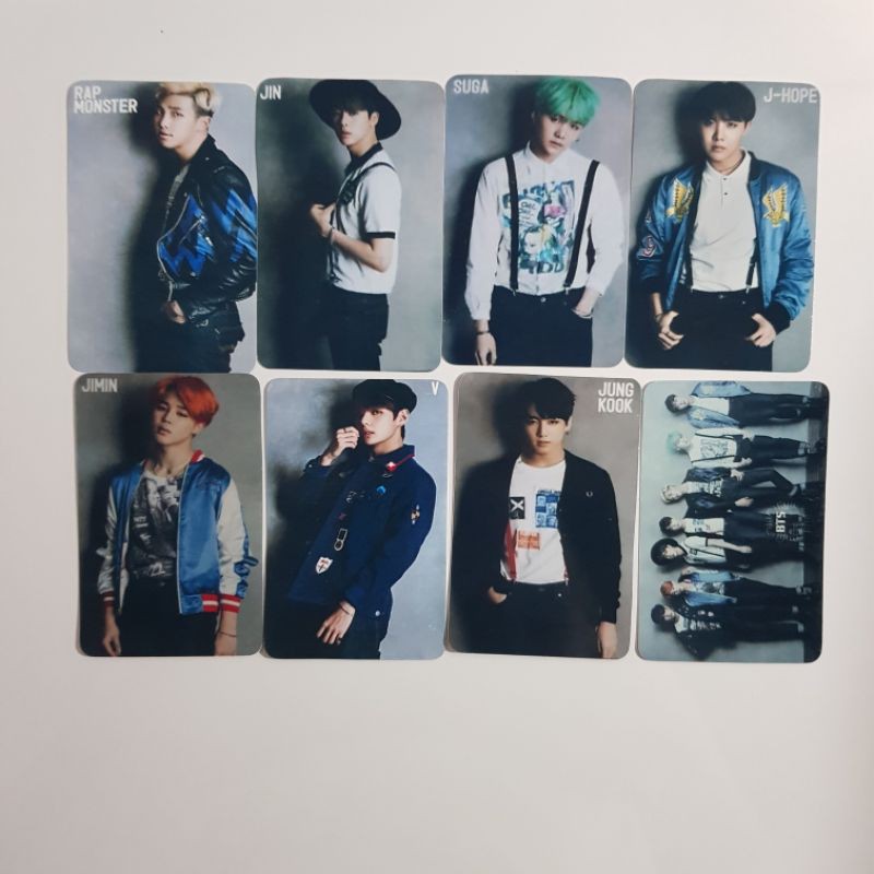 Unofficial BTS Photocard PC Replica Album RUN Japan Edition