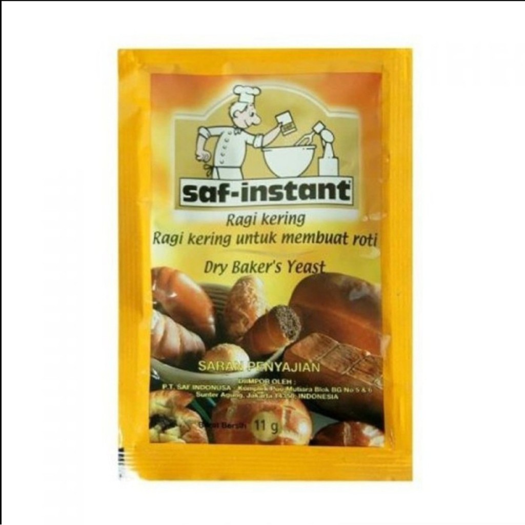 Ragi Saf Instant Dry Yeast Sachet 11gr / Ragi Roti