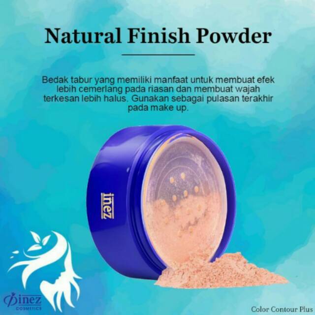 Finishing powder inez