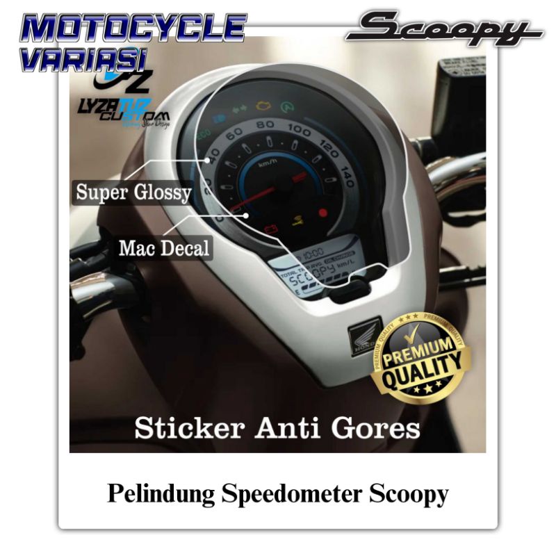 Stiker Pelindung Speedometer honda Scoopy 2020 2021 2022