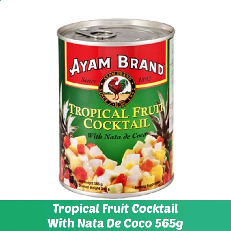 

Ayam Brand Tropical Fruit Cocktail/Campuran Buah Buahan 565 gr