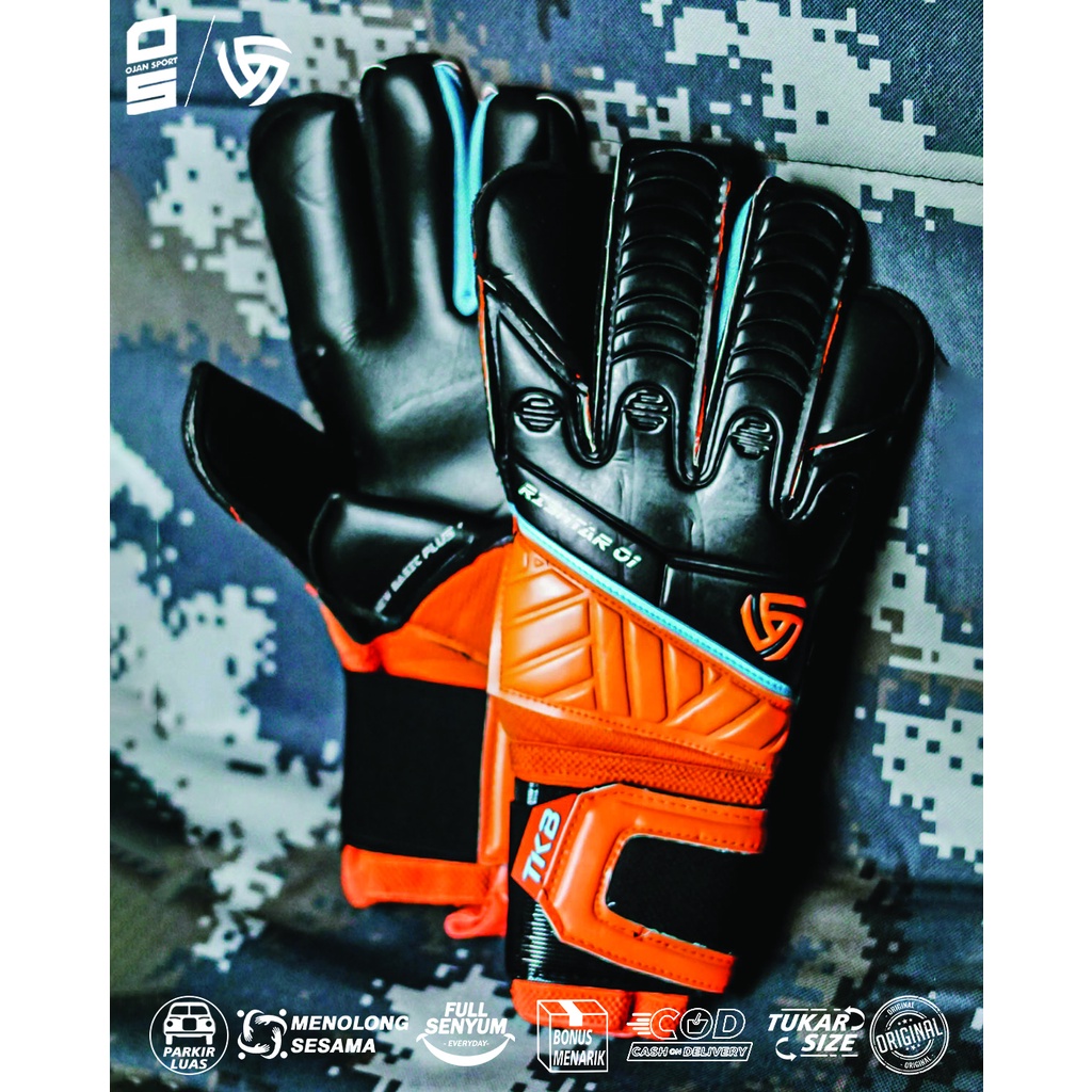 GRATIS ONGKIR !!! SARUNG TANGAN KIPER GLOVES TKB RISHTAR 2022 SERIES TERBARU ORIGINAL OJANSPORT INDONESIA