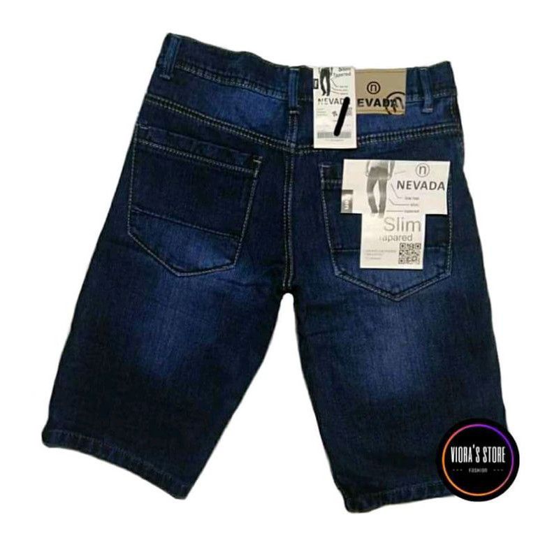 JEANS PENDEK 49RIBU /KAIN MELAR/PINGGANG KARET/DEWASA