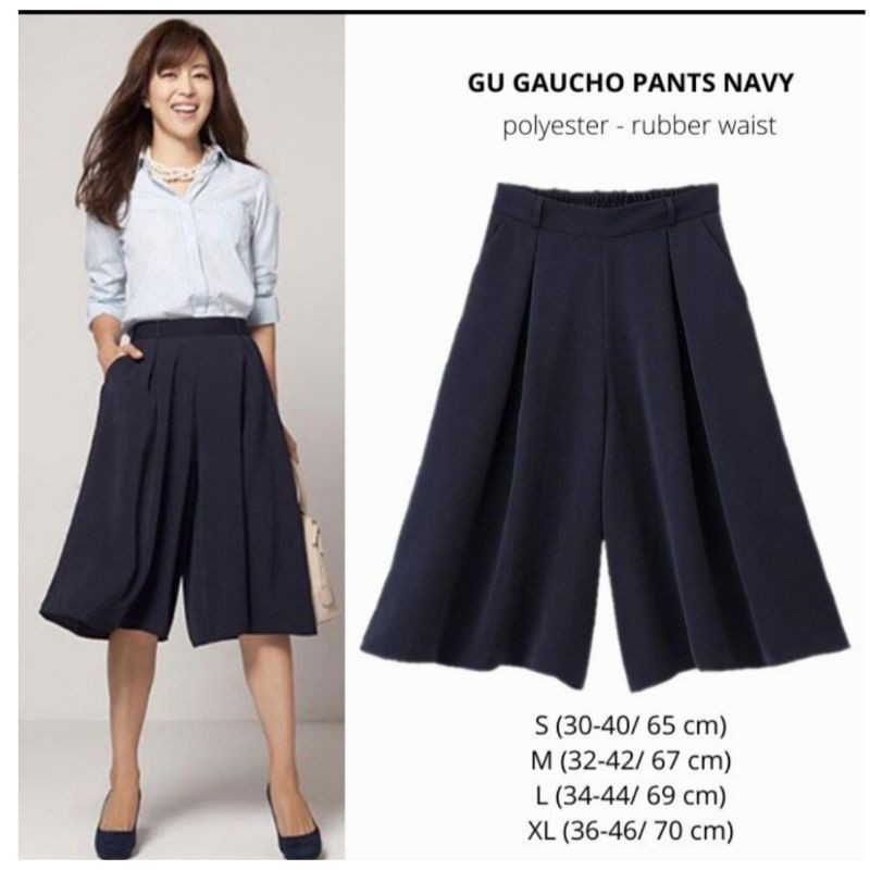 celana kulot Gu by uniqlo. preloved celana kulot Gu