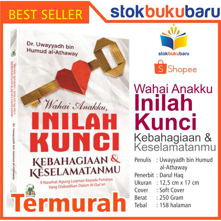 Buku Wahai Anakku Inilah Kunci Kebahagiaan Dan Keselamatanmu