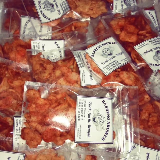 

Basreng ndoweh Baso goreng pedas