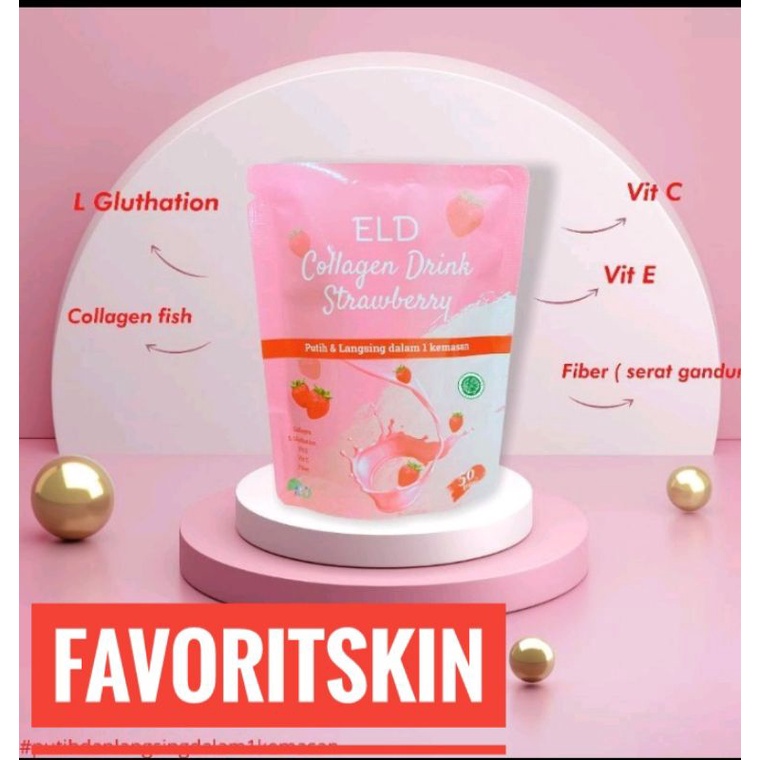 ELD collagen drink strawberry
