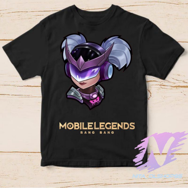 baju anak kaos anak mobile legends hero wan wan