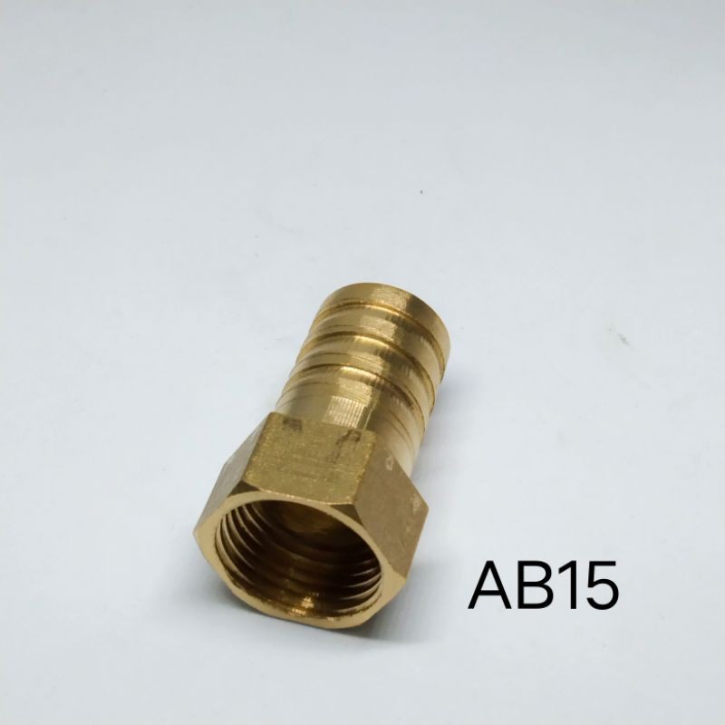 Hose Nepel selang gas Kuningan berkualitas Anti karat 1/2X5/8inch AB15