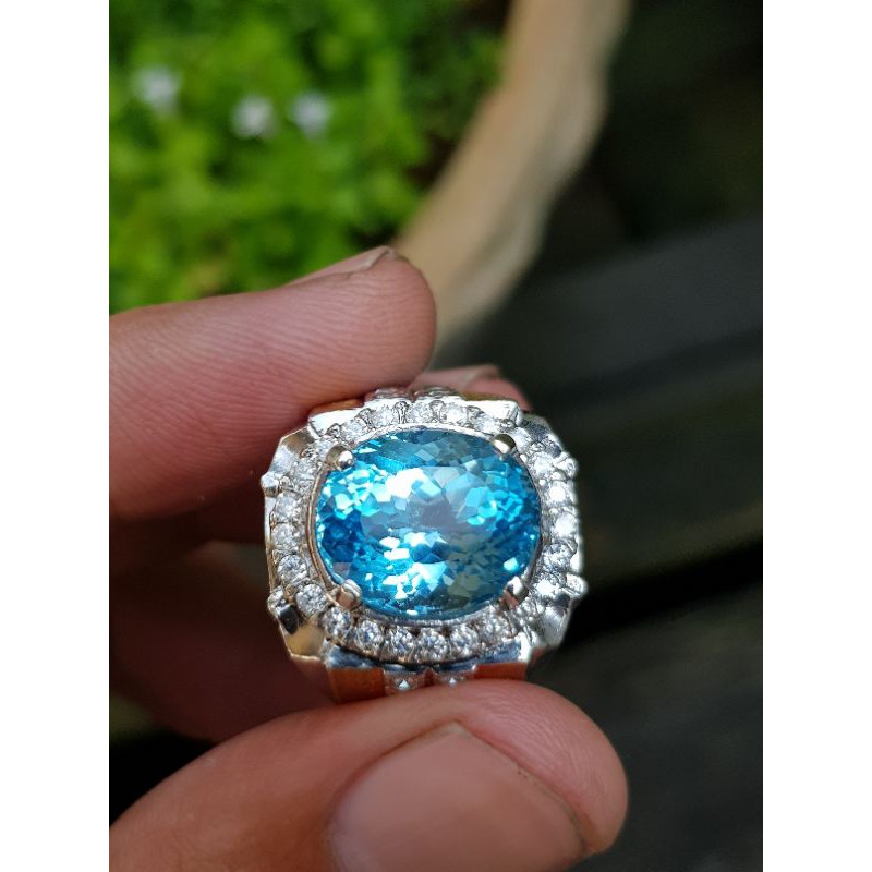 Natural Swiss Blue Topaz
