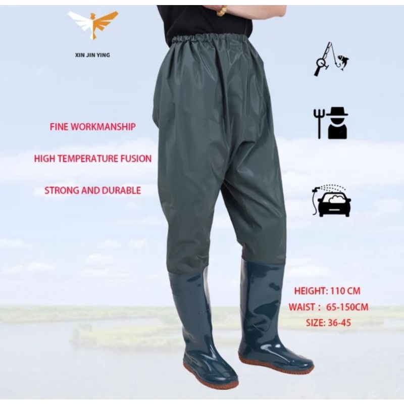 SEPATU BOOT CELANA SAWAH PANJANG ANTI AIR SEPATU PLUS CELANA PETANI 110 CM