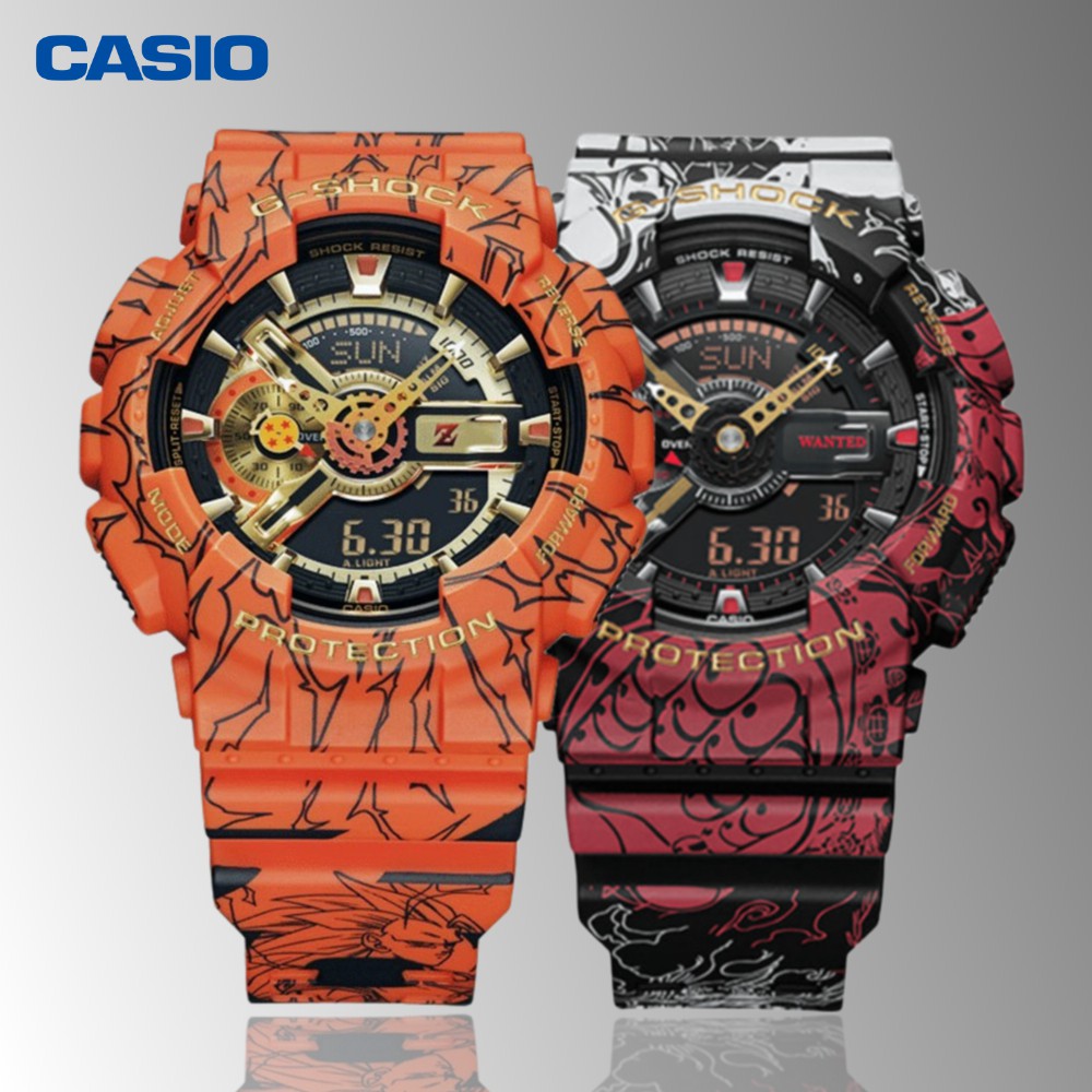 【Ready Stock】Casio G-SHOCK x ONE PIECE & Dragon Ball Z Co-branded Watch waterproof Automatic ...