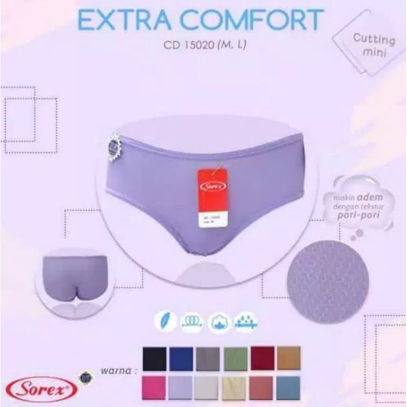 Cd Celana dalam Sorex 15020 extra comfort