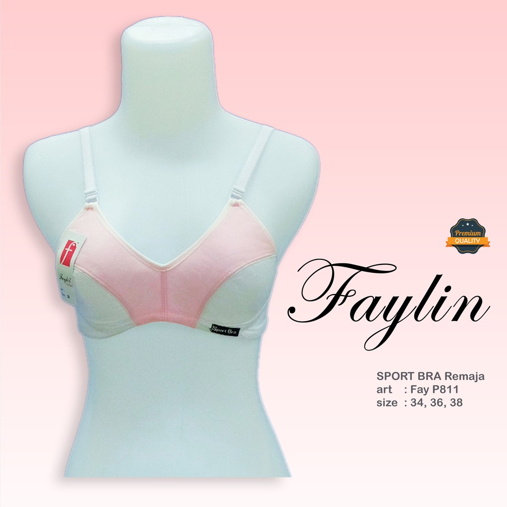 FAYLIN | SPORT BRA Non Busa / BH Sport / BUSA TIPIS TANPA KAWAT/ art Fay P811