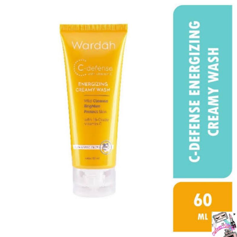 ☃Cutezz_Ching1☃Wardah C Defense Energizing Creamy Wash 60ml