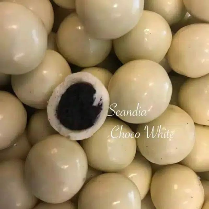 

Coklat Scandia white balls/coklatputihisi