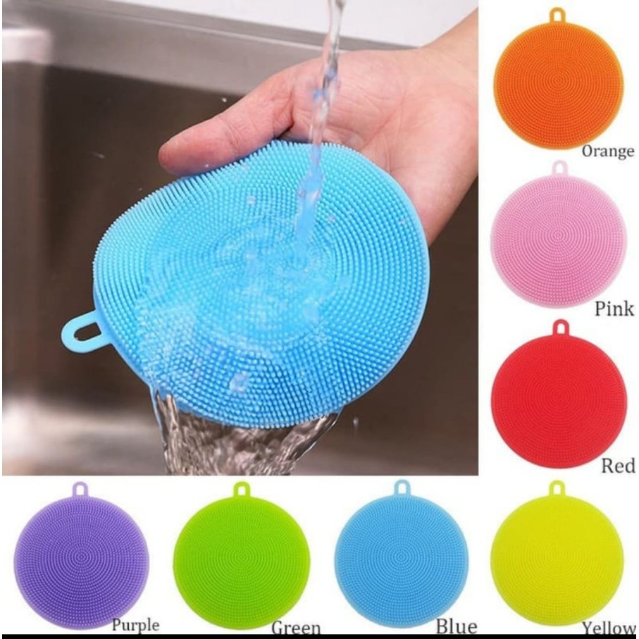 [ASS] Spons Silikon Cuci Piring/Kitchen Sponge