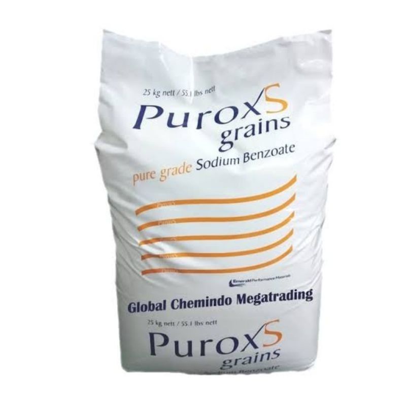 

Natrium Benzoate Puroxs / Sodium Benzoate 1 Kg/Benzoat Holland Kemasan 1 Kg