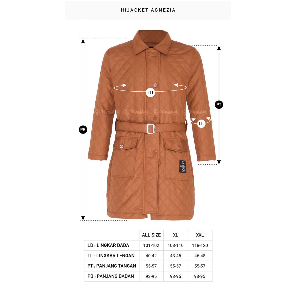 HIJACKET AGNEZIA | HIJAKET JAKET HIJAB PANJANG WANITA MUSLIMAH SYAR'I-4