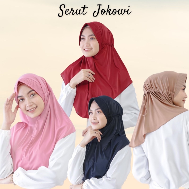 SERUT JOKOWI HIJAB JILBAB KHIMAR INSTANT BERGO KERUDUNG