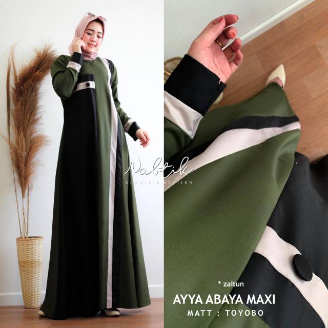 Gamis ayya abaya maxi by nabtik