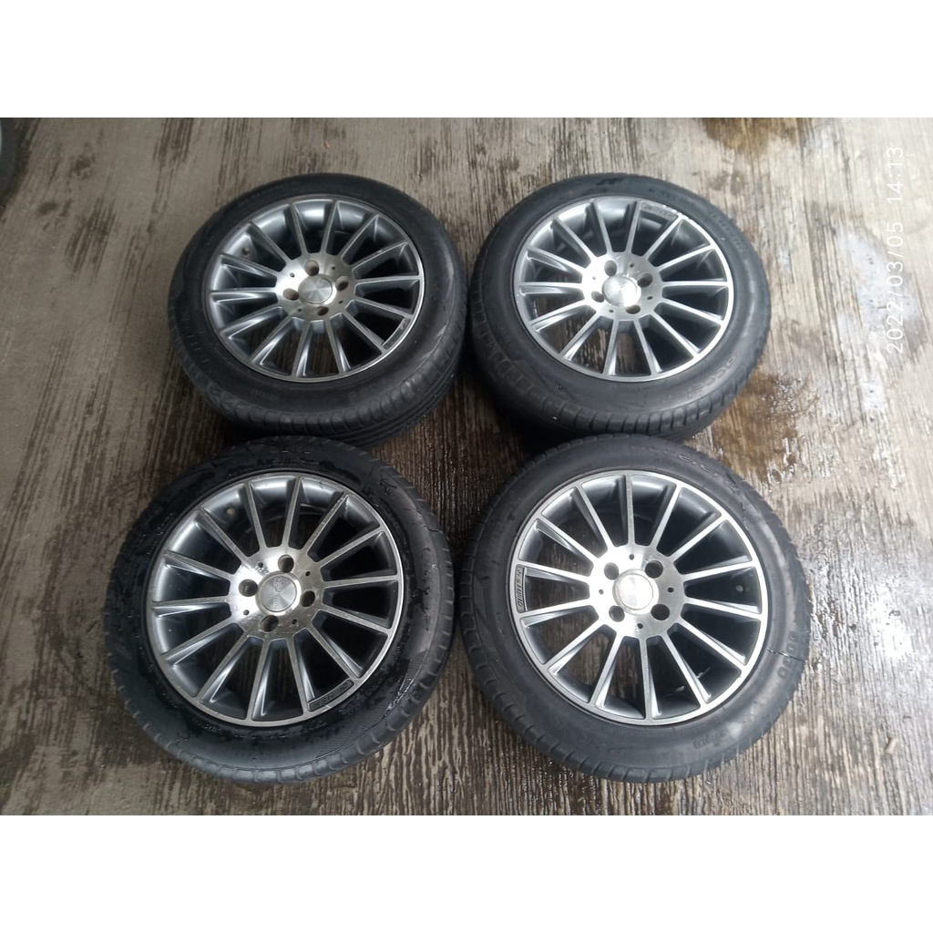 Velg Bekas Ring 15 Hsr Blade Pcd 4x100 + Ban