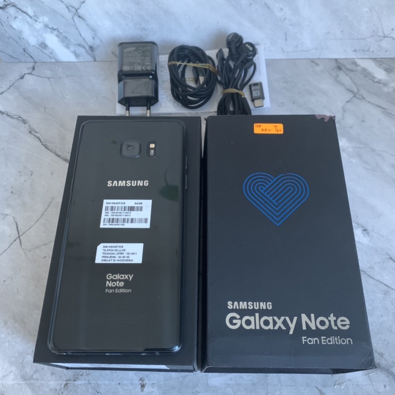 Samsung Note FE Fan Edition 4GB 64GB Bekas - Fullset Resmi - second