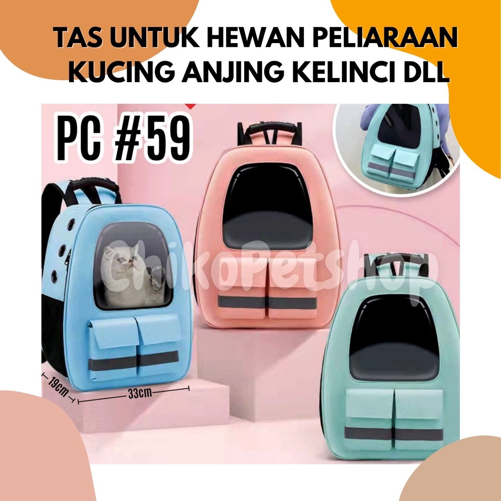 Pet Carrier Backpack Tas gendong hewan