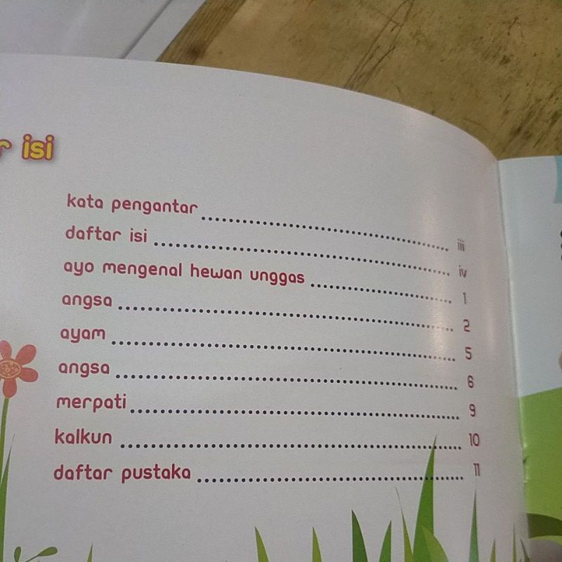 ORI buku TK paud aku tahu hewan unggas penerbit mediantara