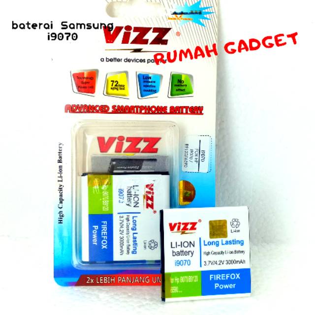 BATERAI BATTERY SAMSUNG I9070/SAMSUNG ADVANCE MERK VIZZ