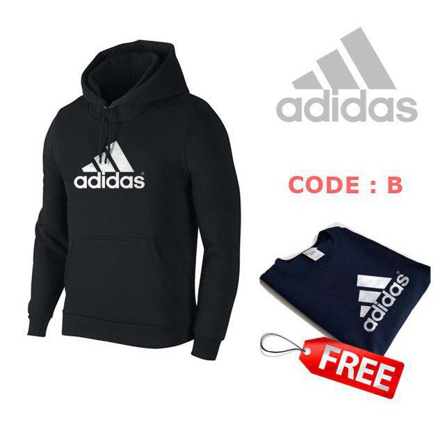 JAKET HOODIE ADIDAS FREE KAOS SPORTY