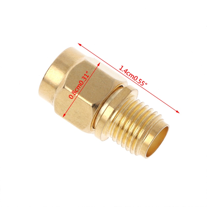 zzz RP-SMA Male Plug To SMA Female Jack Straight RF Adapter Coaxial Connector Converter