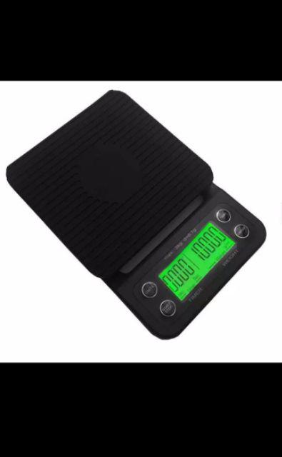 Freepad Timbangan Kopi 3kg Timbangan Dapur Akurasi 0.1g + Bonus Alas Karet Anti Slip Kualitas Top